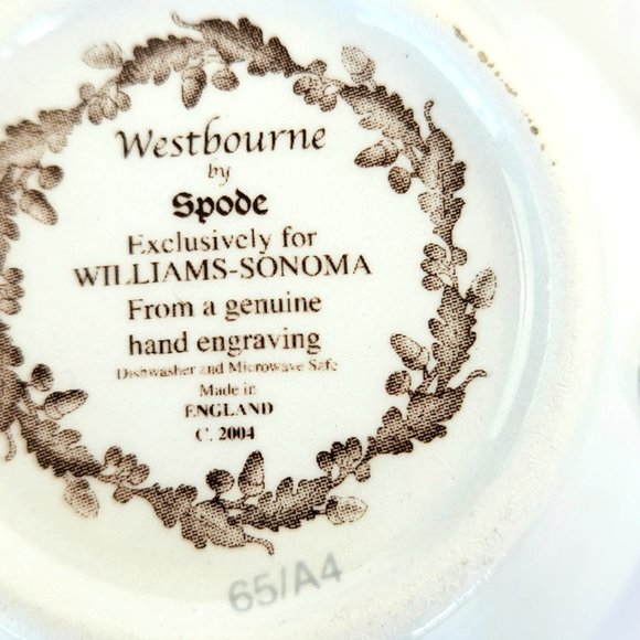 Vintage - Set of 6 - Flat Cup & Saucer Set - Westbourne by SPODE - Picture 14 of 14